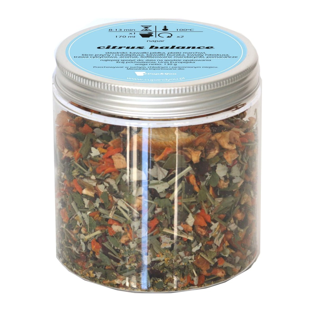 Herbata ziołowa funkcjonalna citrus balance 130g