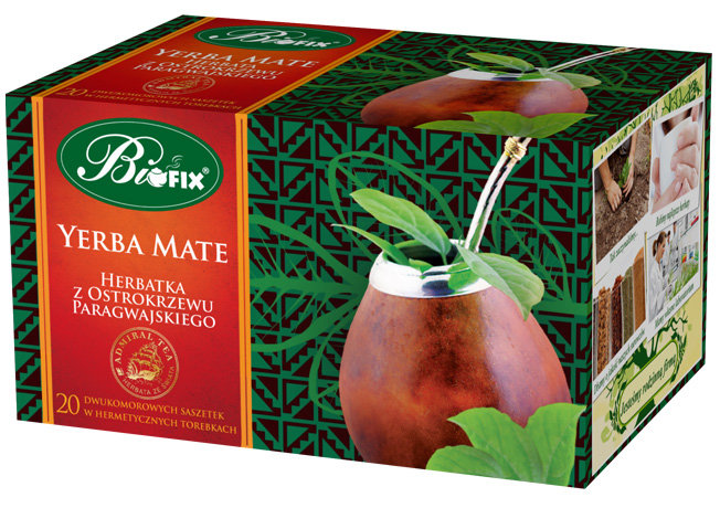 BIFIX BI FIX Yerba mate herbatka z ostrokrzewu paragwajskiego 20 sasz