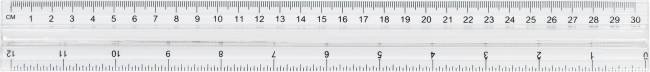 Grand Linijka przezroczysta GRAND GR-878, 30cm z uchwytem AA815GR