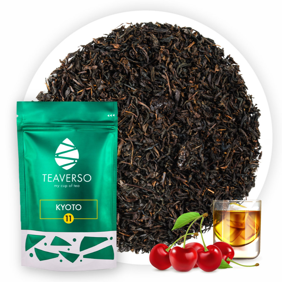 Herbata czarna wiśnie w rumie KYOTO 50 g
