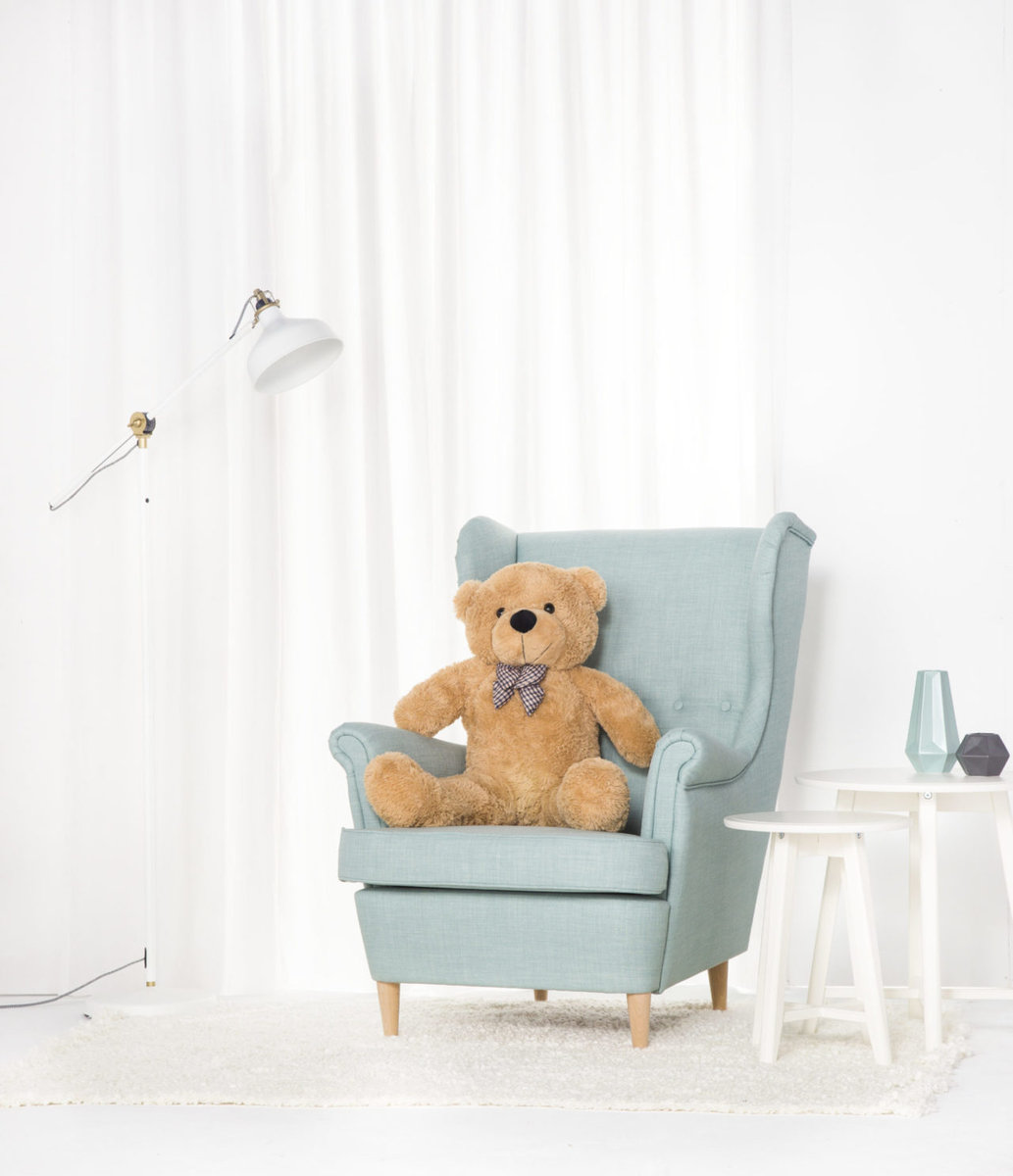 Miś Gustaw, duży Miś Classico, beżowy, 90cm