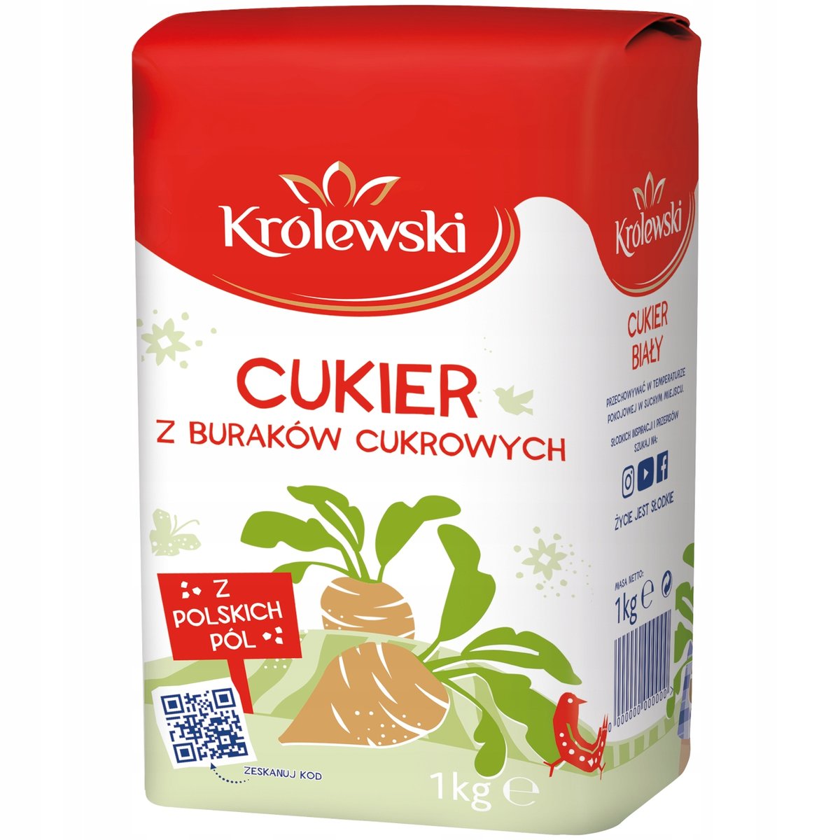 Cukier Biały 1KG SP001