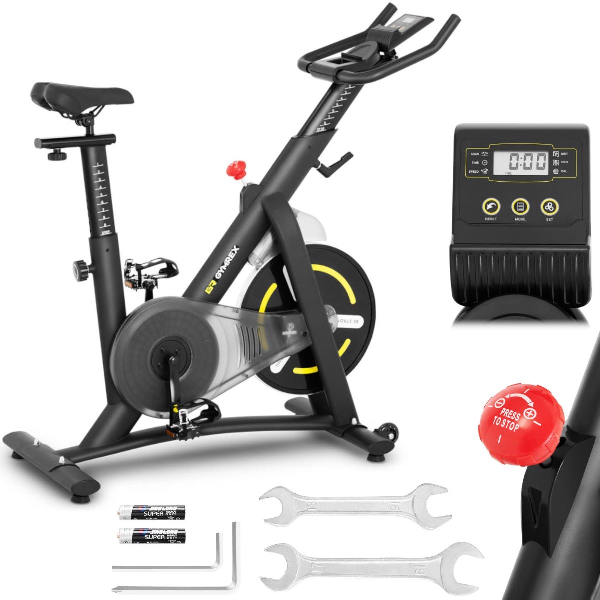 GYMREX Rower stacjonarny - panel LCD GYMREX 10230160 GR-MG13