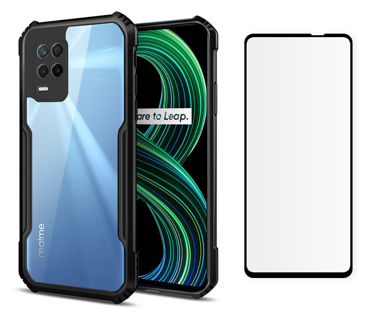 Braders Etui Beetle + Szkło Ochronne do Realme 8 / 8 Pro