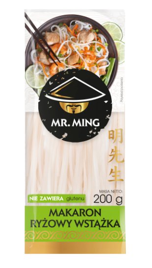 Mr. Ming Makaron ryżowy Wstążka 200g Mr. Ming