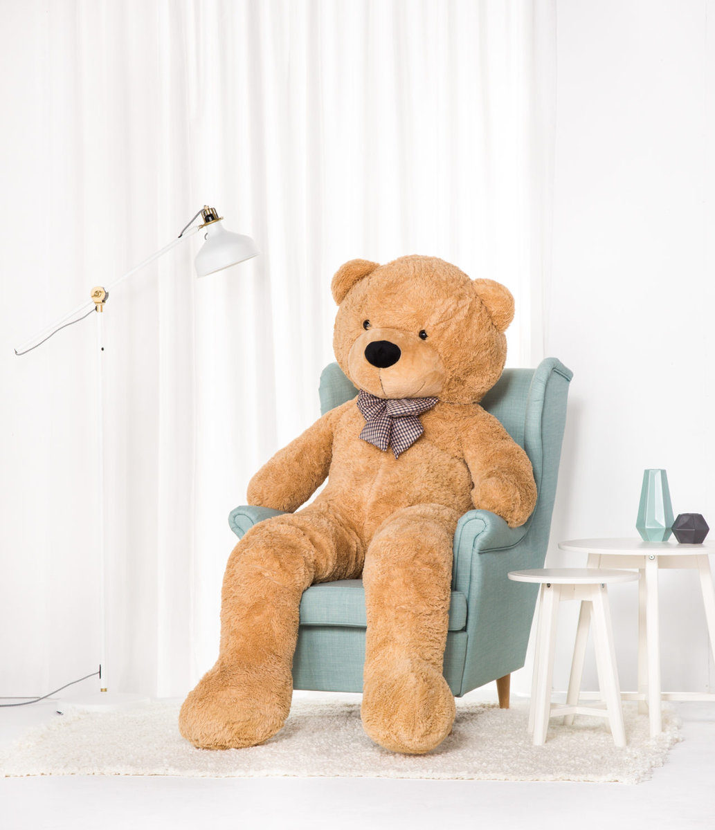 Miś Gustaw, Duży Miś Classico, beżowy, 190 cm