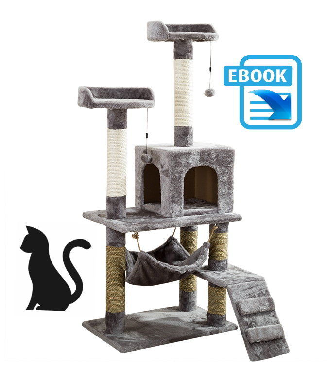 SmartMix DRAPAK DLA KOTA DELUXE - PET PLAY - JASNY SZARY DK-011 LIGHT GREY