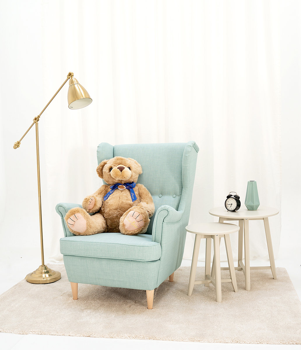 Miś Gustaw, Miś Primavera, brązowy, 90 cm