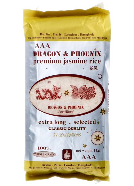 Dragon & Phoenix Ryż jaśminowy Premium AAA Dragon & Phoenix 1kg 2785-uniw