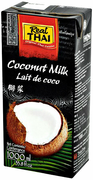 Real Thai Mleko kokosowe (85% wyciągu z kokosa) w kartonie 1L - Real Thai 896-uniw