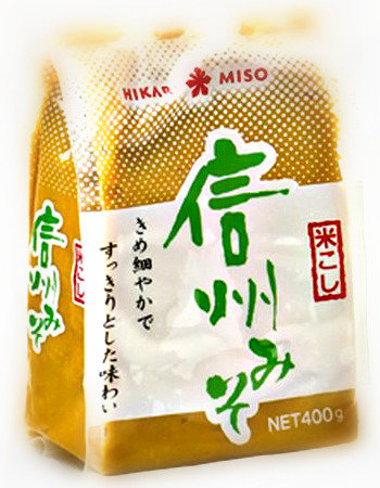 Pasta Shinshu Shiro Miso, jasna 400g - Hikarimiso