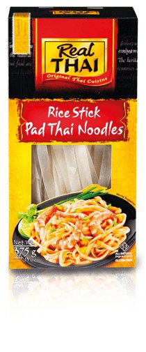 REAL THAI Makaron ryżowy wstążka 10mm Pad Thai 375g - Real Thai