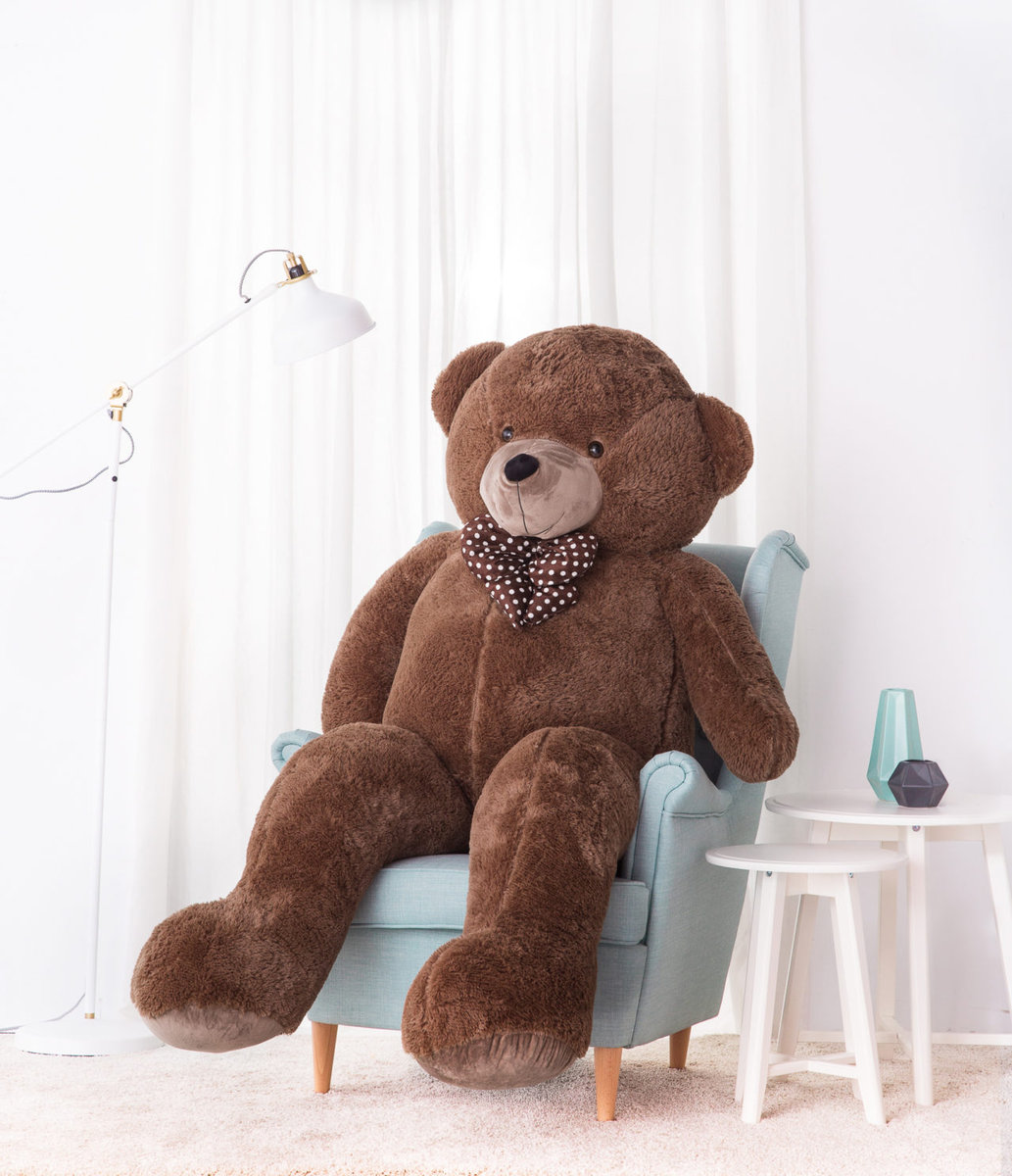 Miś Gustaw, Miś Bueno, czekoladowy, 190 cm