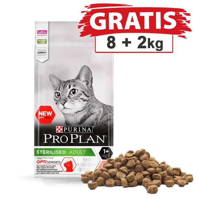 Purina Pro Plan Sterilised Optirenal Salmon&Rice 10 kg