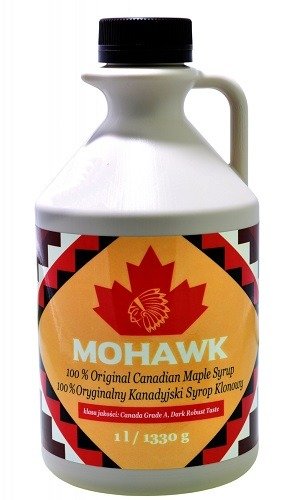 Syrop klonowy Grade A 1litr/1,33kg/Mohawk