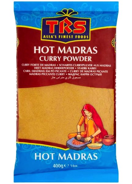 Hot Madras Curry, ostre 400g - TRS