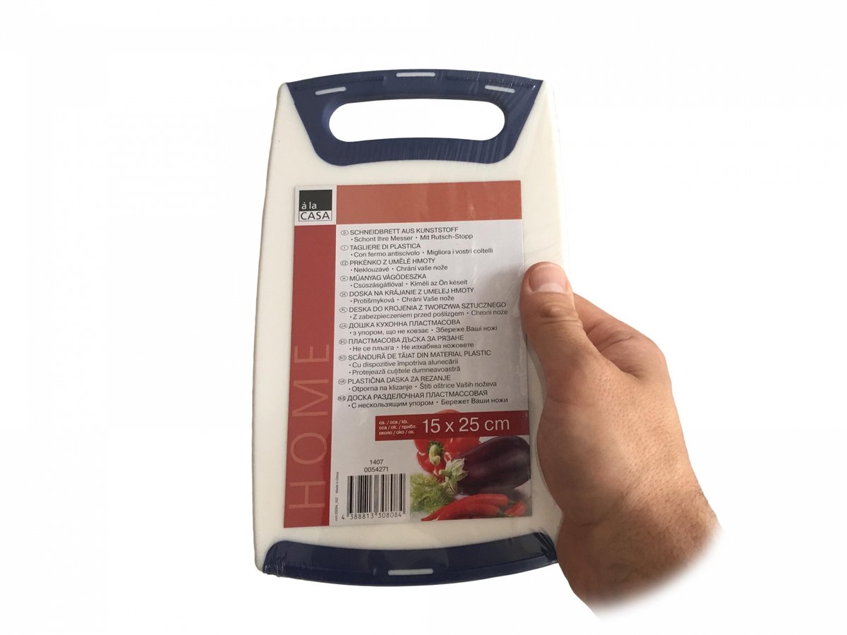 Rewe Deski/Podkładki Deska do krojenia z tworzywa sztucznego 15 x 25 cm a la Casa