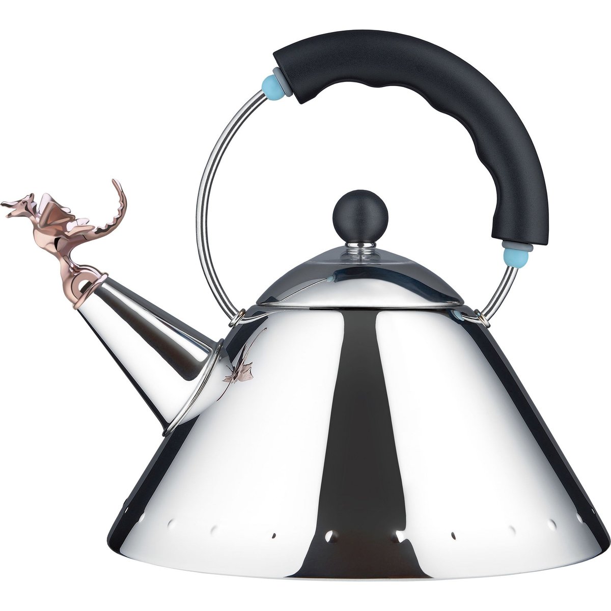 Alessi Czajnik 9093 Tea Rex edycja limitowana czarna rączka miedziany smok 9093rexb