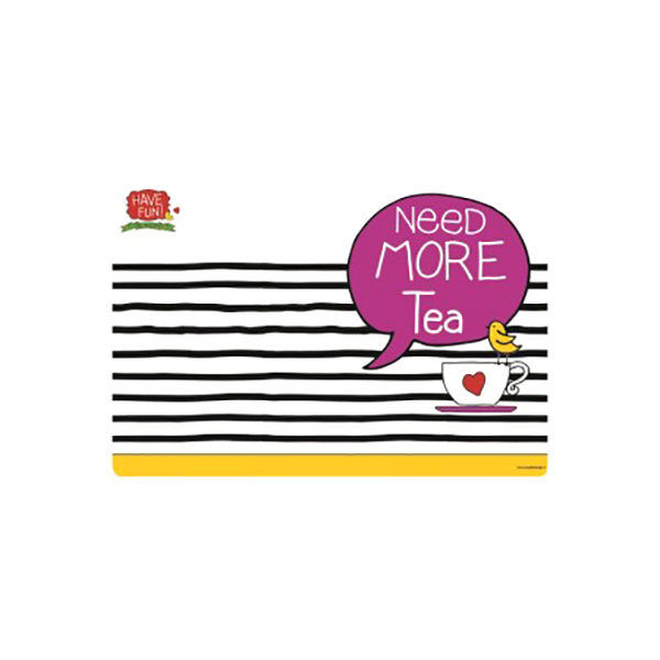 Nuova R2S Mata stołowa Need More Tea 45x30cm R2S Have Fun 550 NETE