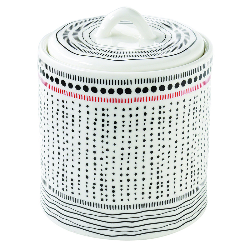 Pojemnik kuchenny porcelanowy z pokrywą 13cm Nuova R2S Organic