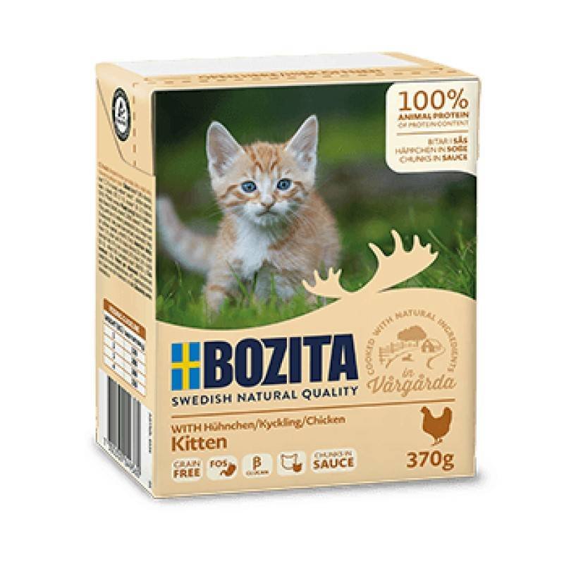 Bozita Chunks in sauce with Chicken for Kitten 370g 102513