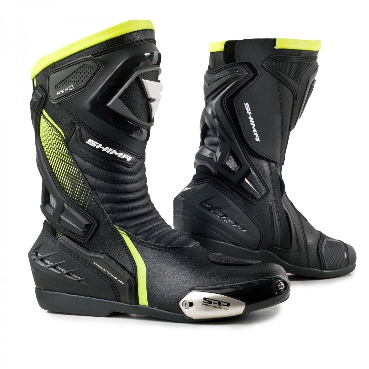 Shima shima RSX-6 Men, buty męskie Vintage Retro Road buty sportowe ze skóry motocykl, 41 EU, fluorescencyjny RSX-6 MEN FLUO 41