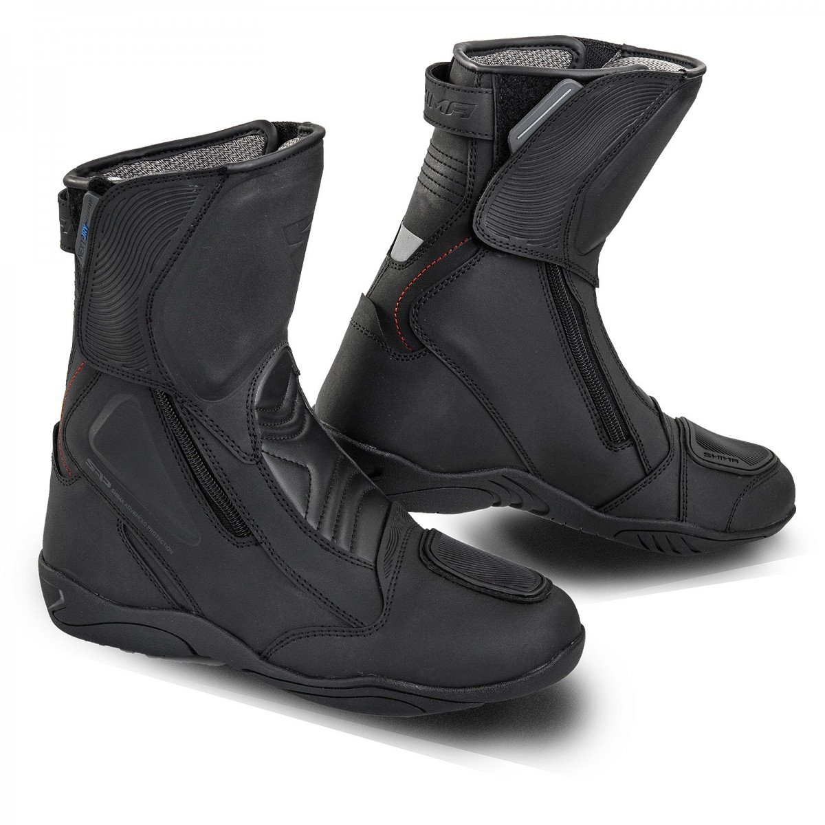 SHIMA Terra damskie buty motocyklowe - długie, turystyczne (Czarne, 40)