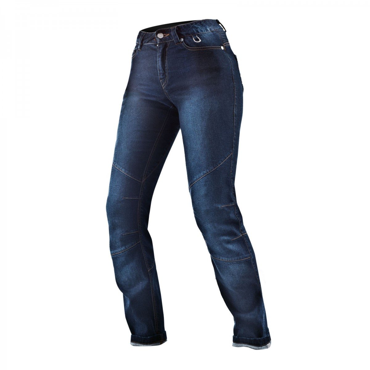 Shima Sansa, dżinsy denim nowoczesna z Protector duralid motocykl spodnie damskie (30 W), niebieski SANSA BLUE 30