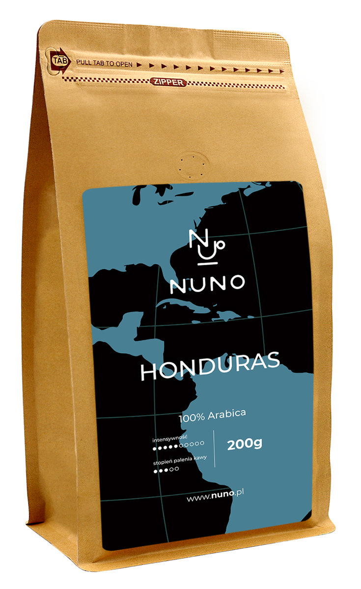 KAWA ZIARNISTA NUNO HONDURAS 100% ARABIKA 200G