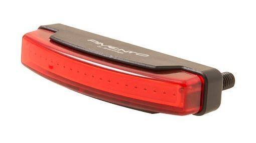 SPANNINGA Pimento XE Rear Light E-Bike 6.36VDC + RR02 Reflector + BR06, black 2020 Oświetlenie rowerowe - zestawy R673028