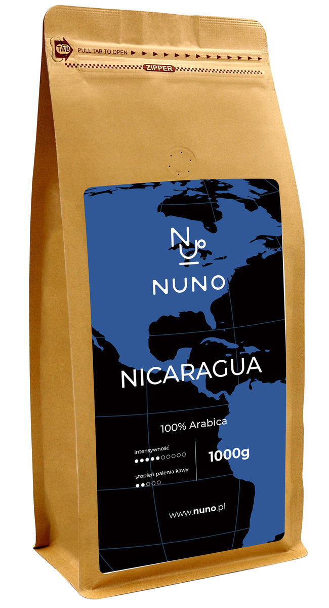 KAWA ZIARNISTA NUNO NICARAGUA 100% ARABICA 1000G