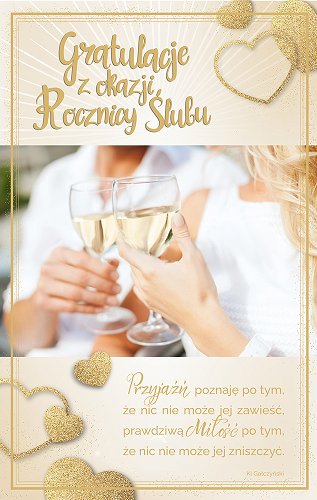 Kartka na Rocznicę ślubu RAB8