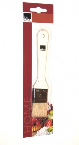 Rewe Pędzelki Drewniany pędzel do wypieków włosie naturalne 3,5 cm a la Casa