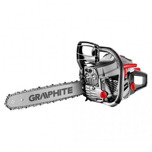 GRAPHITE Pilarka łańcuchowa spalinowa 2kW (2.7KM), prowadnica 18