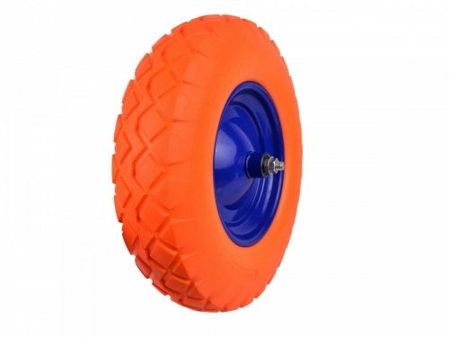 GEKO Koło do taczki pełne 4.00-8 PU pomarańczowe 5189 G71024