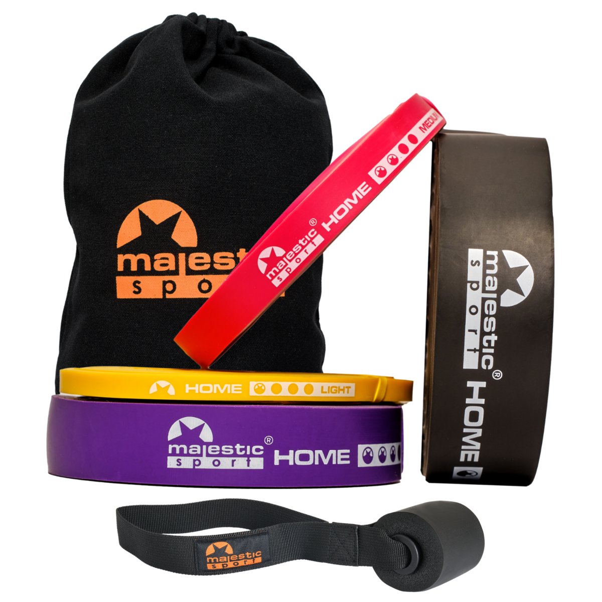 Gymform Majestic Sport gum do ćwiczeń Majestic Sport HOME BAND (4 szt.) M-HB-SET