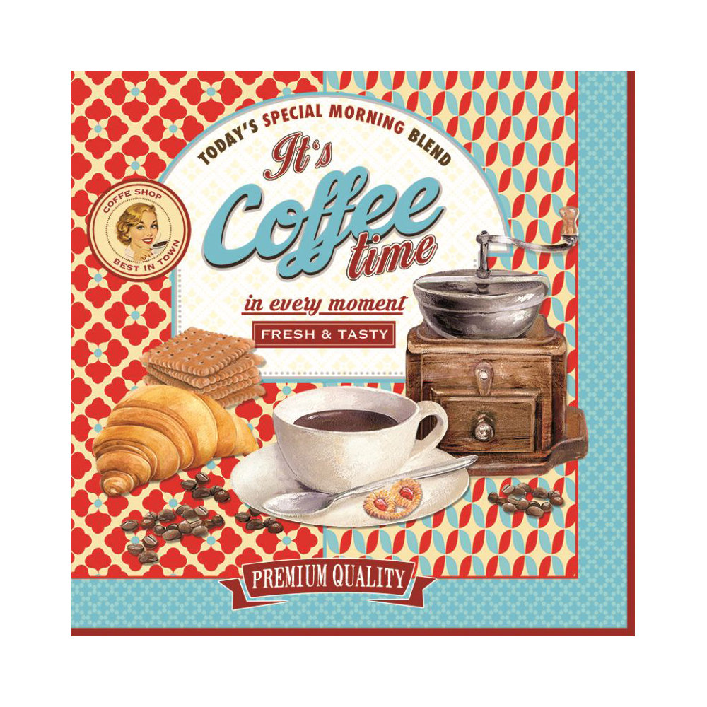 Nuova R2S R2S Serwetki 20 szt 3 warstw Coffee R2S Napkins 414 COTI