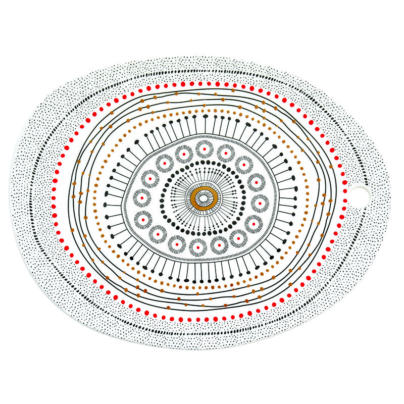 Serowa taca serwisowa z porcelany Nuova R2S Organic
