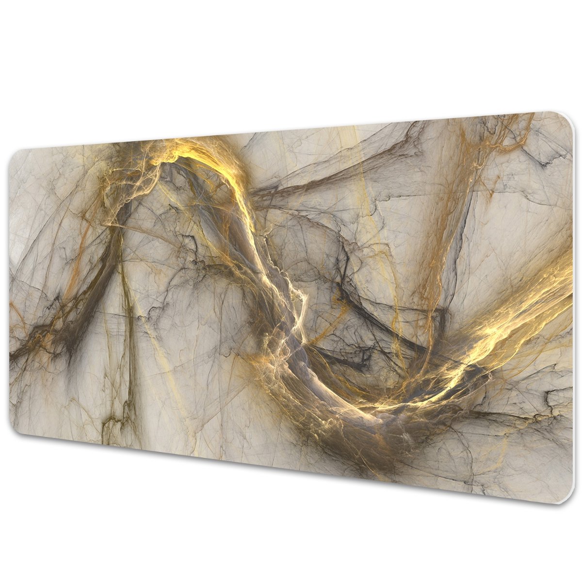 Podkładka mata ochrona biurka Marmur złoty 90x45cm