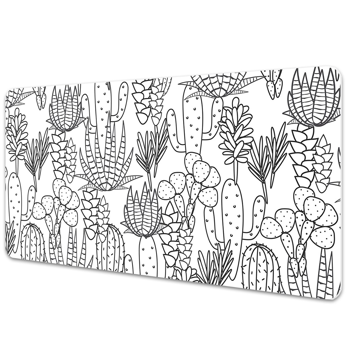 Ochronna mata podkładka na biurko Kaktusy 90x45 cm