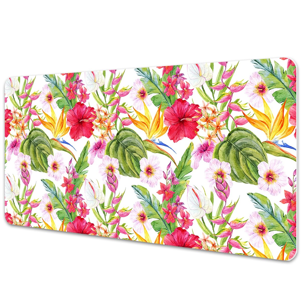 Mata ochronna na blat Egzotyczny hibiskus 90x45 cm