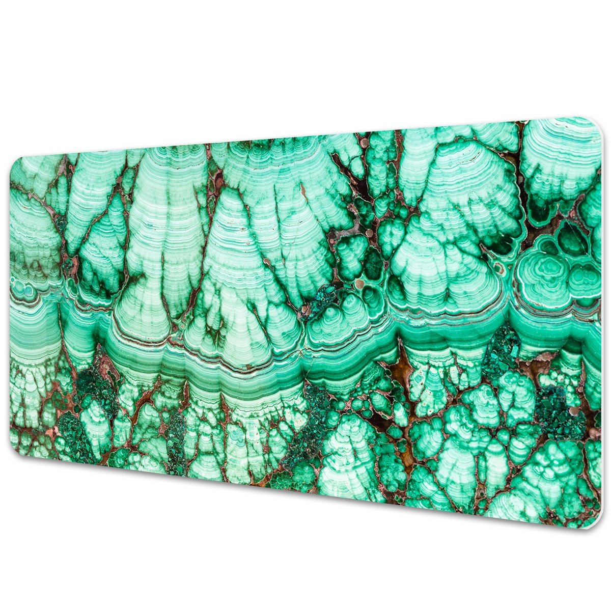 Mata ochronna z nadrukiem Marmur turkus 90x45 cm
