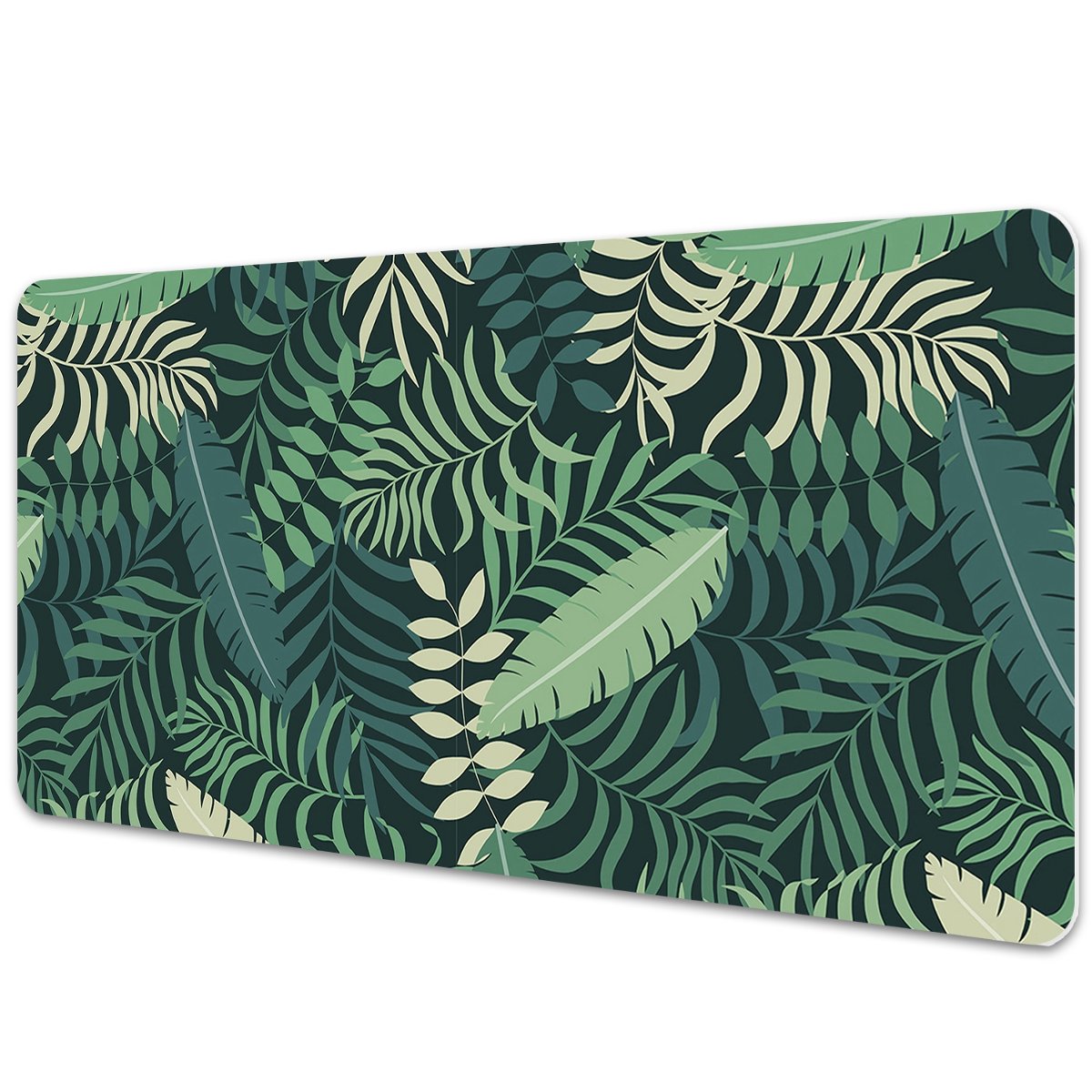 Mata z nadrukiem na biurko Palmowe Liście 90x45 cm