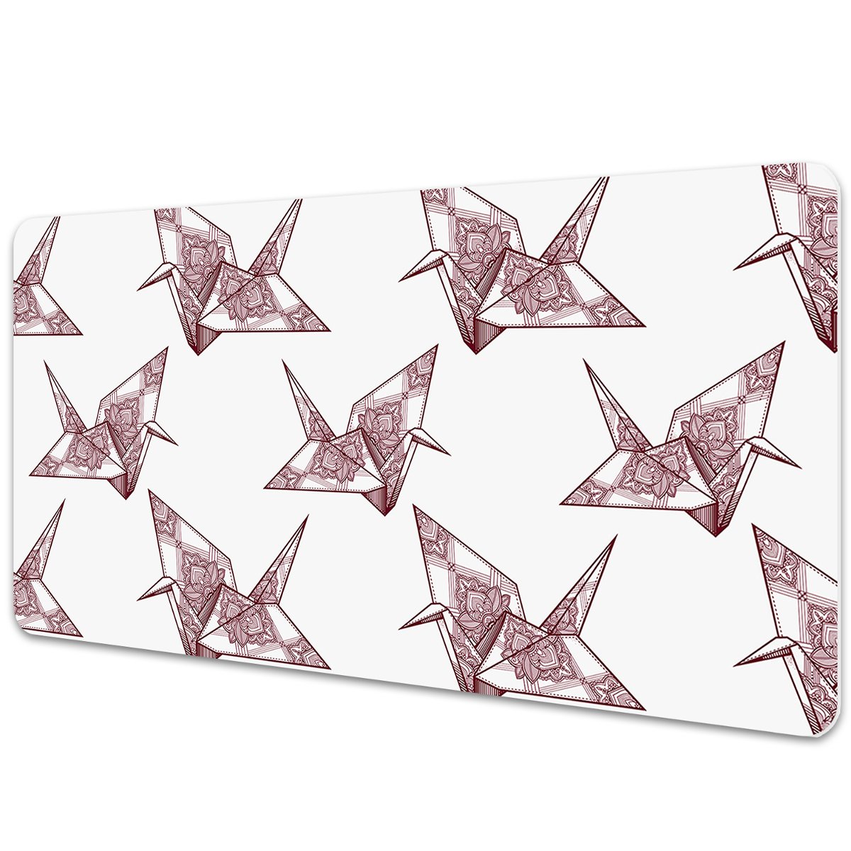 Mata ochronna z nadrukiem Ptaki origami 90x45 cm