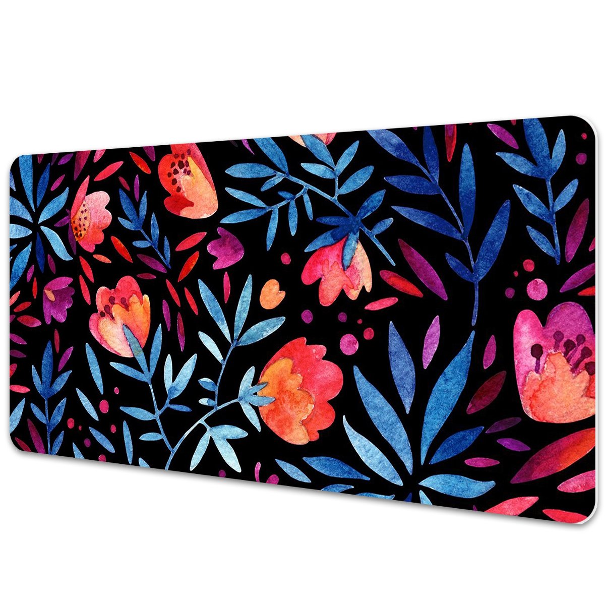Mata ochronna z nadrukiem Kwiatowy wzór 90x45 cm