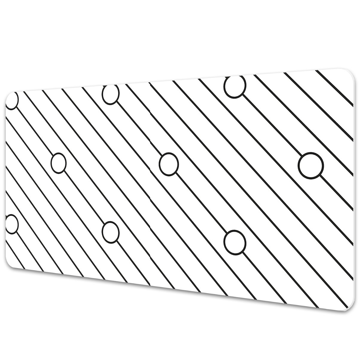 Podkładka mata ochrona biurka Wzór w paski 90x45cm