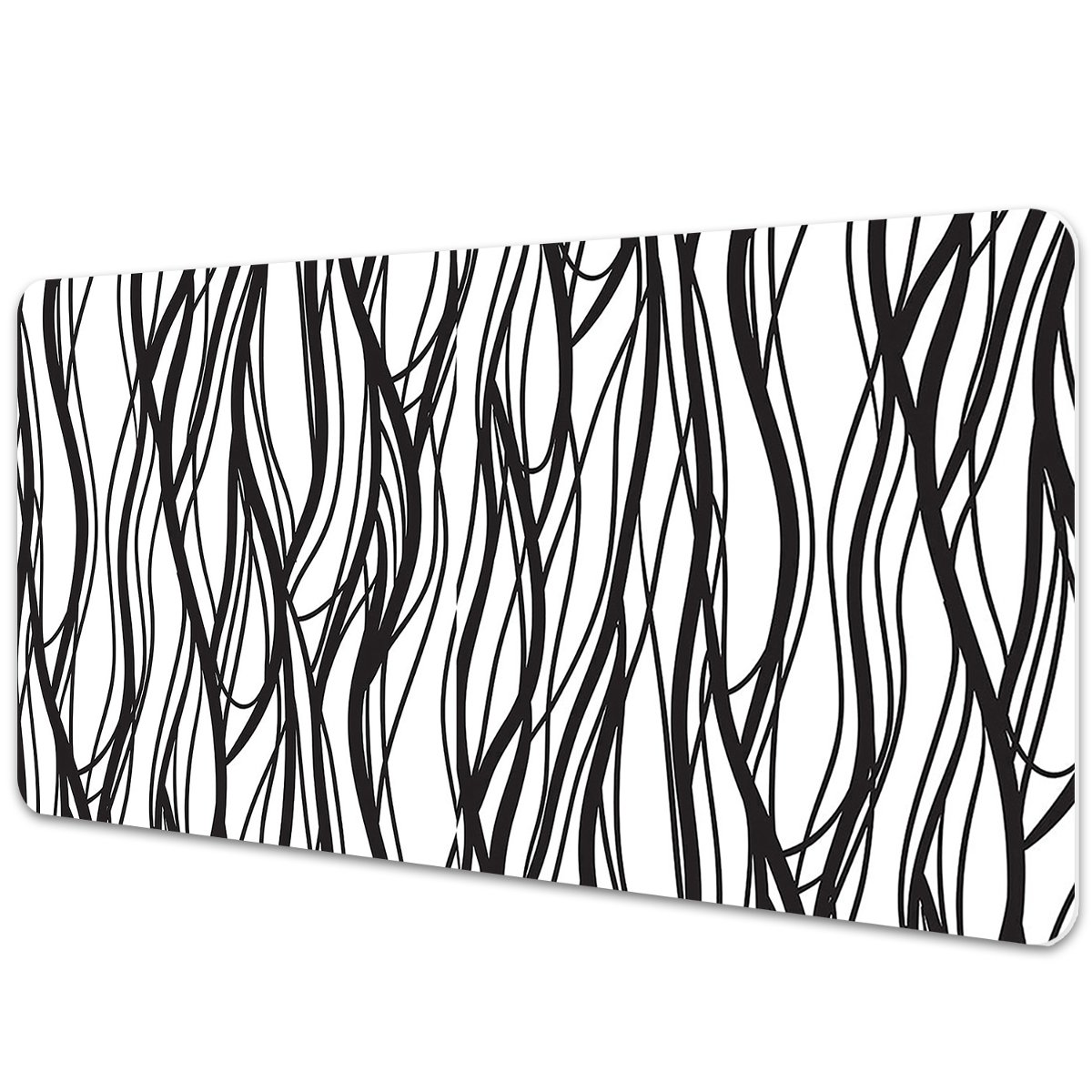 Mata ochronna z nadrukiem Faliste linie 90x45 cm