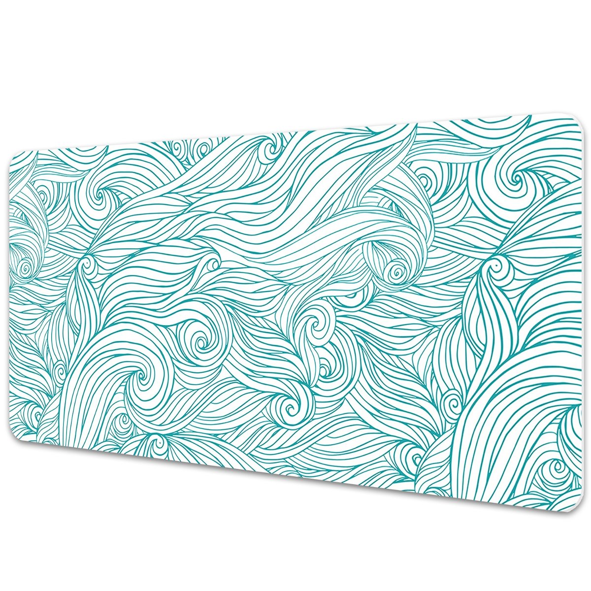 Podkładka mata ochrona biurka Fale vintage 90x45cm