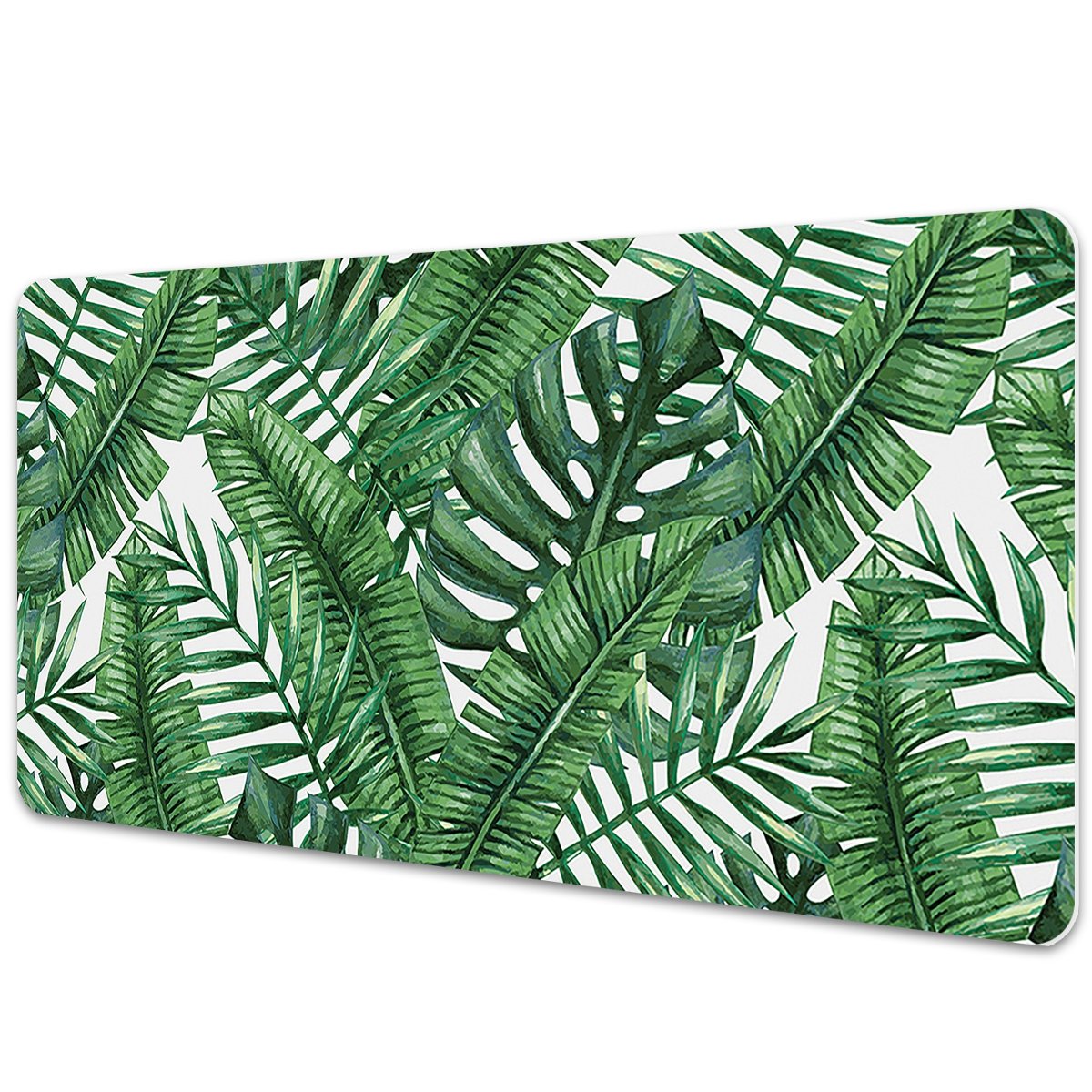 Duża podkładka na biurko Tropikalne liście 90x45cm