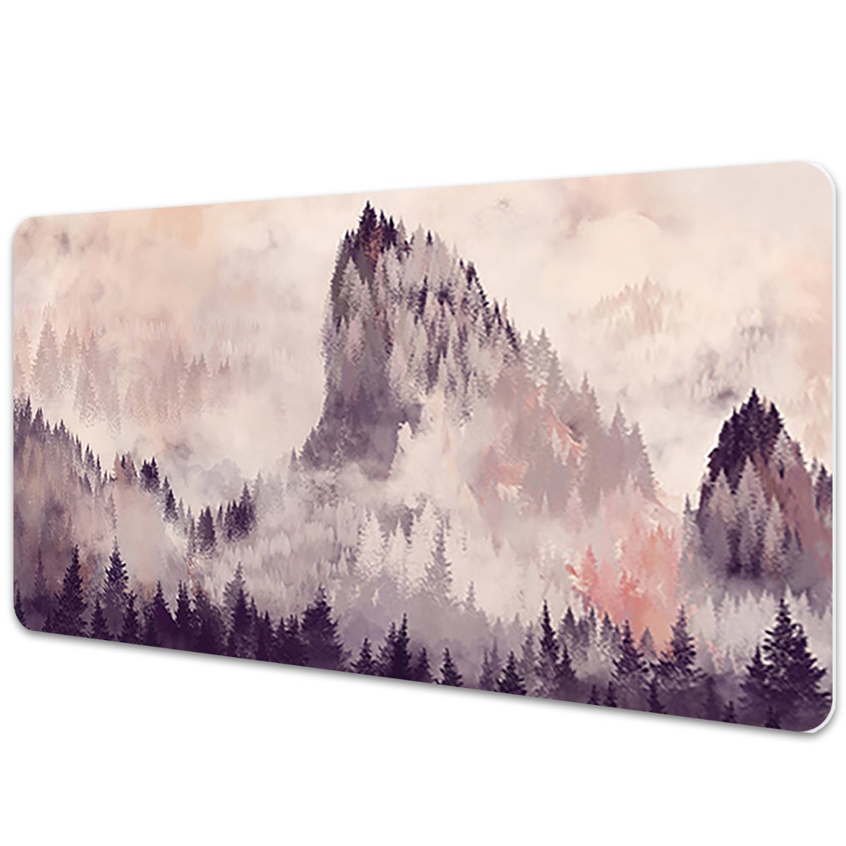 Podkładka mata ochrona biurka Góra w lesie 90x45cm